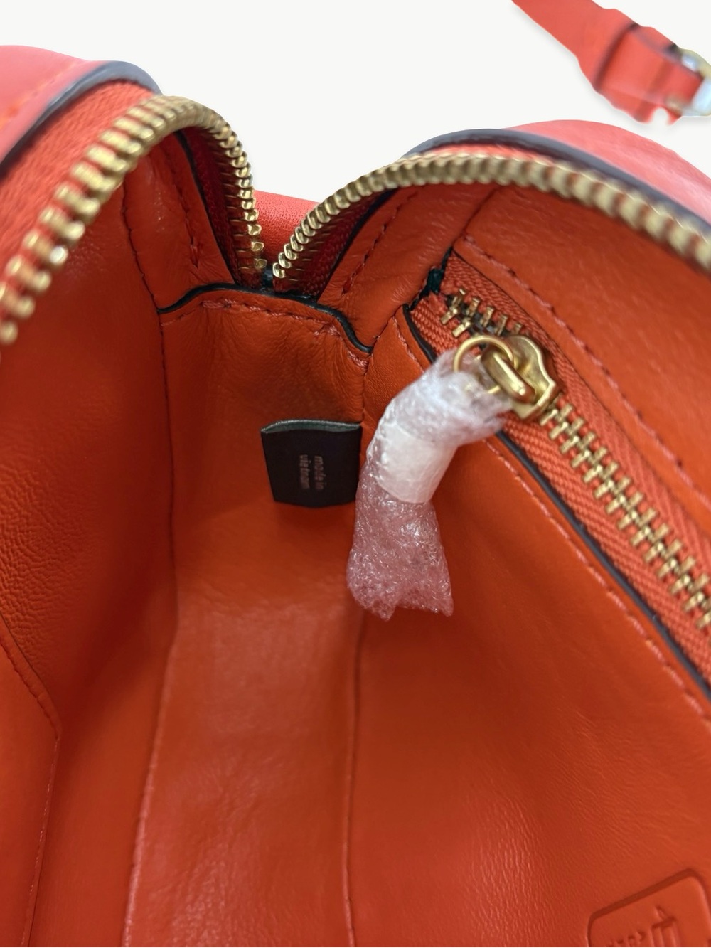 Coach 1941 Limited Edition Convertible Waist Pack Mango Glovetanned Leather NWT - Picture 15 of 16